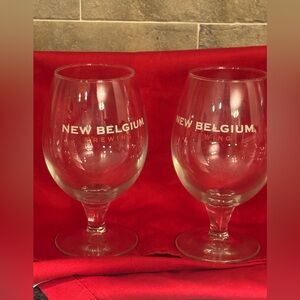 🍺New Belgium Brewing Glass Set (2 glasses)🍺